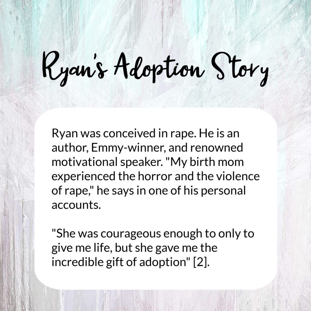 Graphic tile: Ryan's adoption story